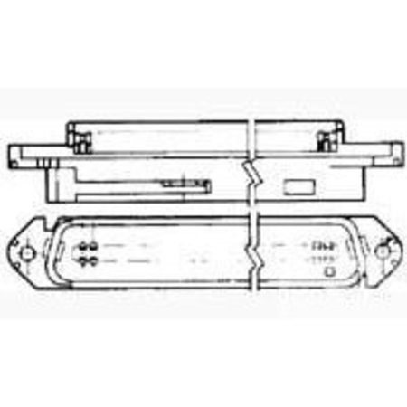 TE CONNECTIVITY Telecom And Datacom Connector, 50 Contact(S), Male, Idc Terminal, Locking, Plug 552390-1